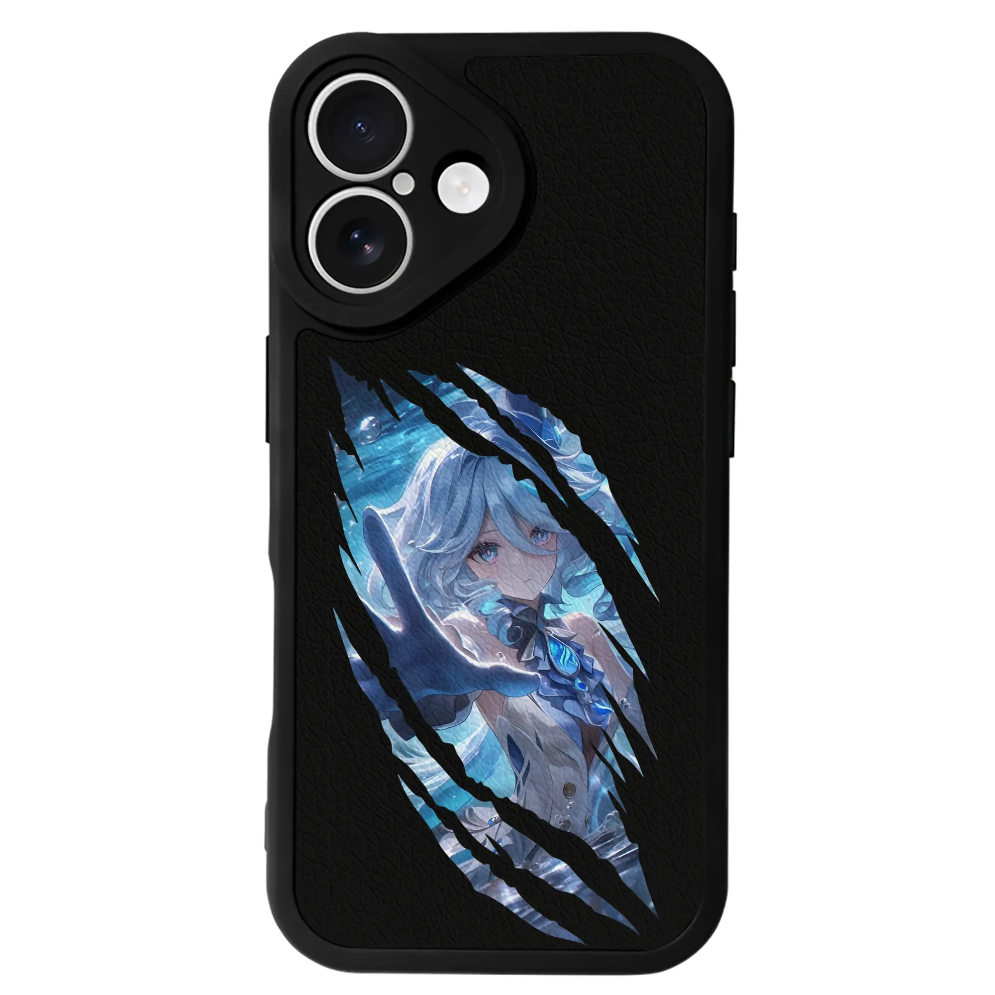 原 神 グッズ フリーナ - IPhone 16シリーズ対応 ・ シリコンスマホケース ・ レザー調 ・ 高精度フィット ・ 耐衝撃 ・ ワイヤレス充電対応 ・ 精密カット